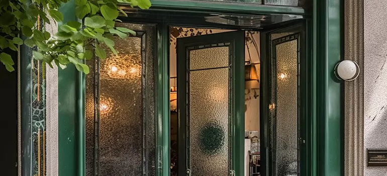 Frosted Pantry Door in Los Altos, CA