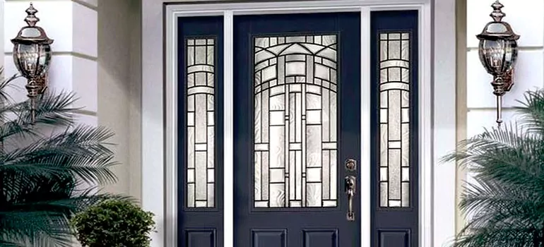 Stained Glass Door Panels in Los Altos, CA