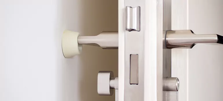 Half Moon Door Stop Installation in Los Altos, CA