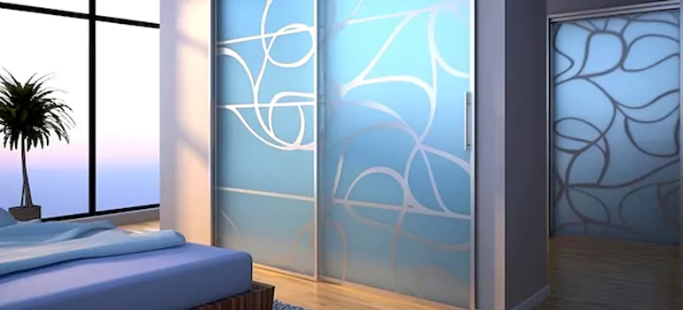 Frosting Glass Cabinet Doors in Los Altos, CA